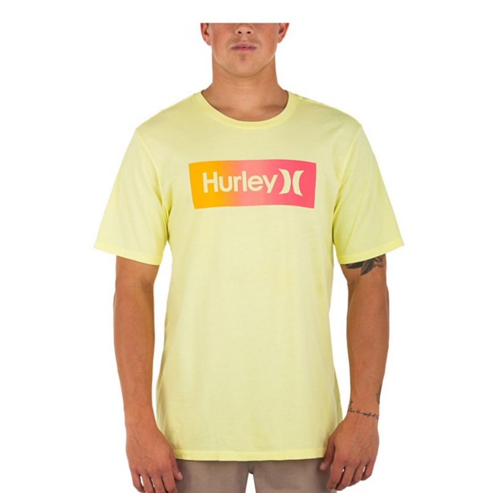 Hurley screen print logo tee, NEW